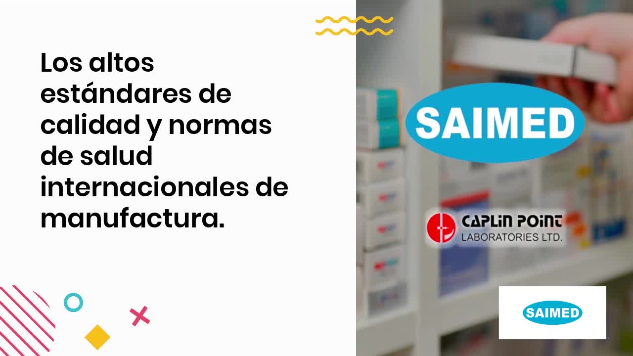 SAIMED se enorgullece de distribuir los medicamentos CAPLIN POINT ...