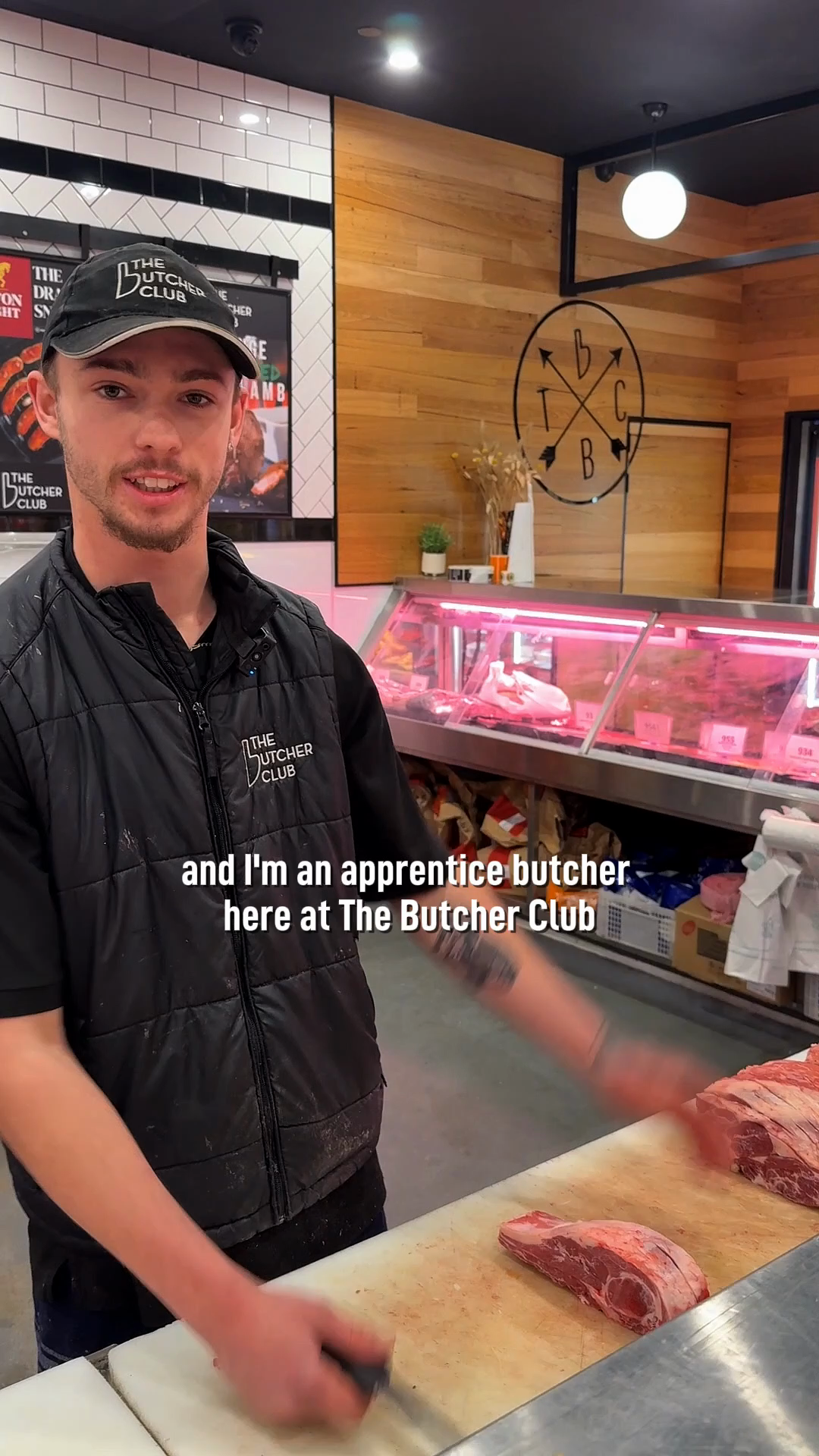 Meet Jet, one of our apprentice butchers. Today he’s cutting lamb round ...