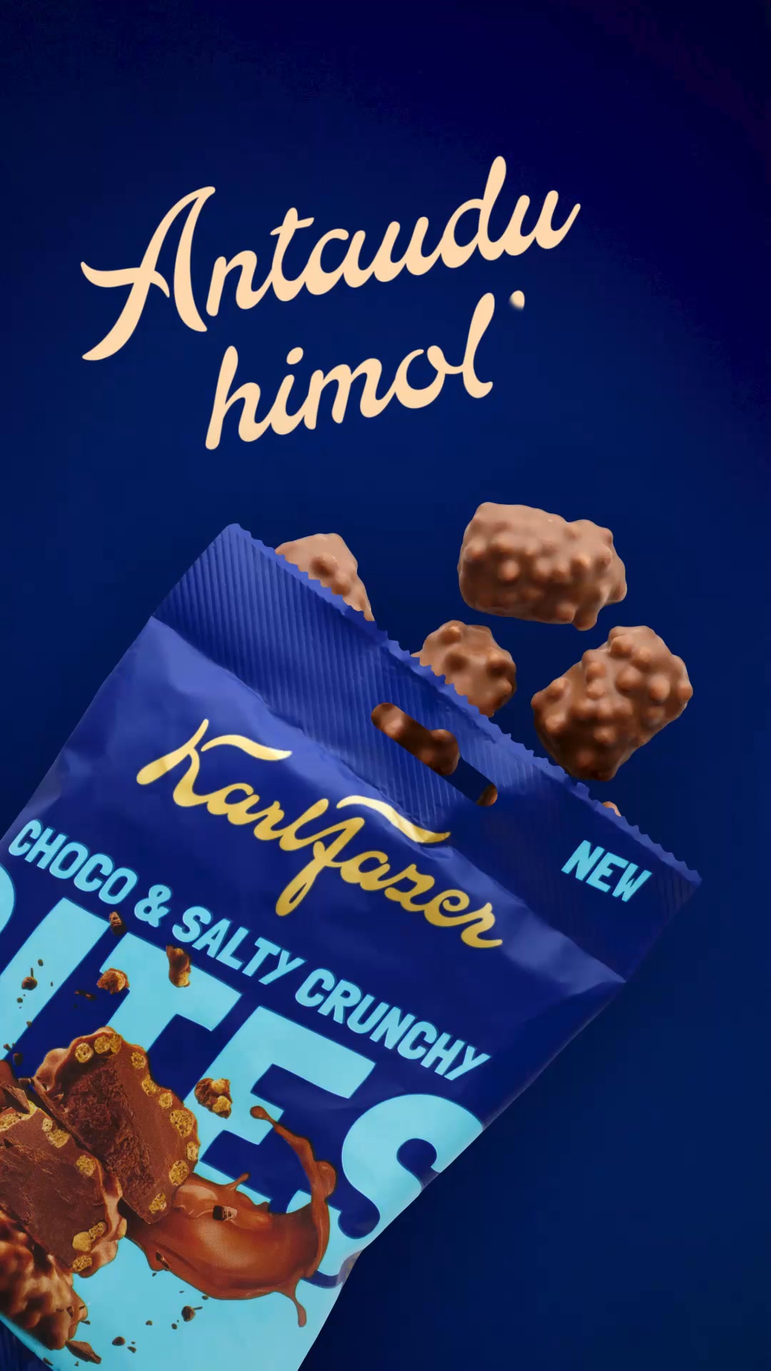 Himottava uutuus: Karl Fazer Crunchy Bites. Pehmeää suklaata ja rapeita ...