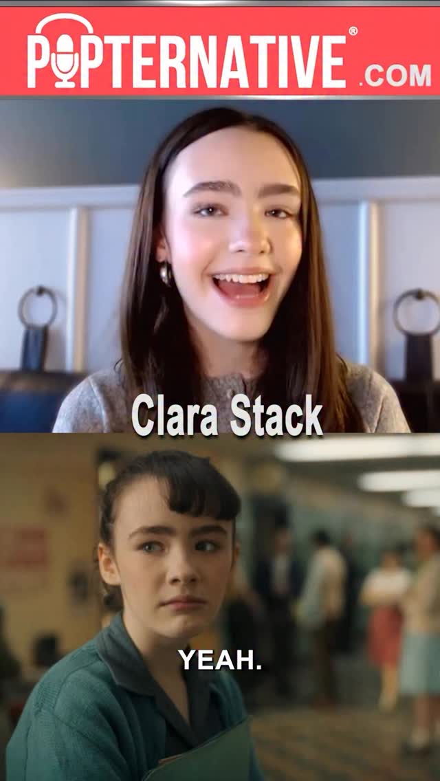 Clara Stack on watching the IT movies before joining ITWelcomeToDerry 🎈 ...