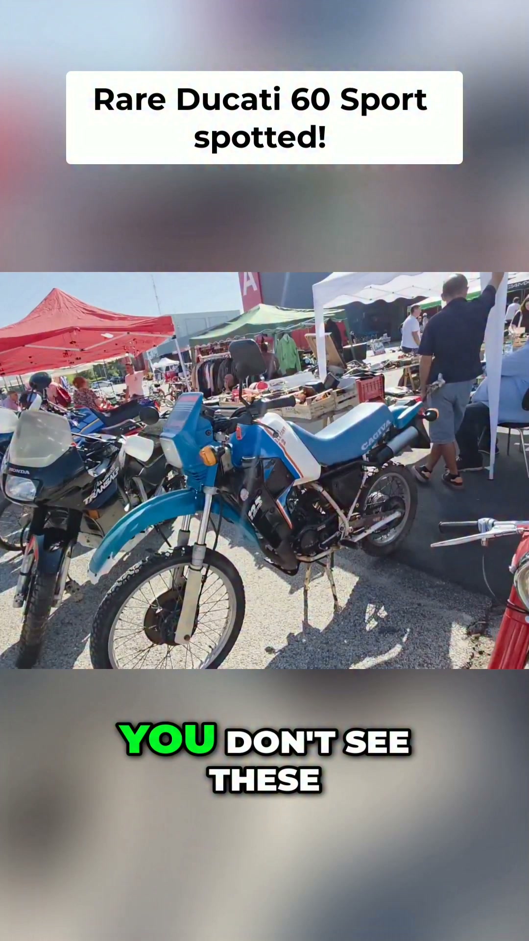 Man, look at all these bikes! So many rare finds – Motos, Ducatis