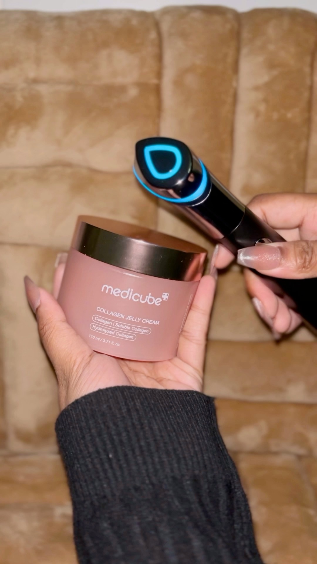 Our writer tried the new Medicube Age-R Contour Body Shot. Read