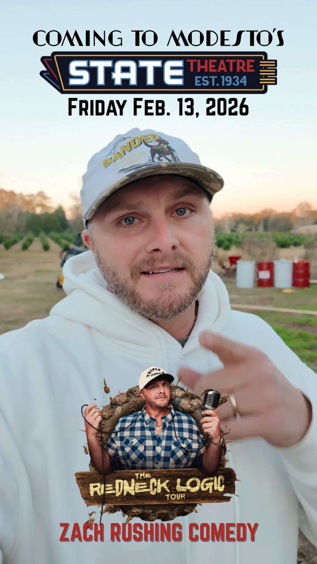 BELIEVE IT! Comedy powerhouse Zach Rushing is bringing his 