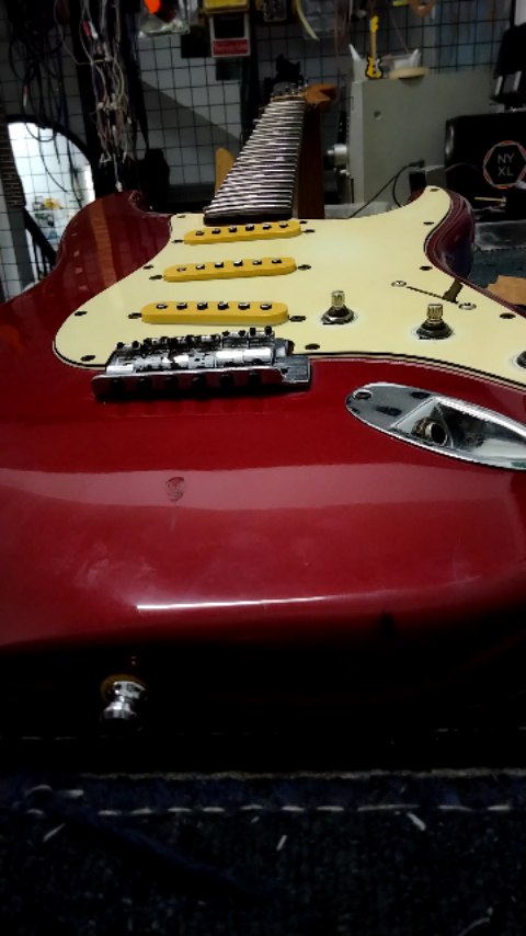 The Fender Stratocaster from the 1990s, made in Mexico (MIM), is a
