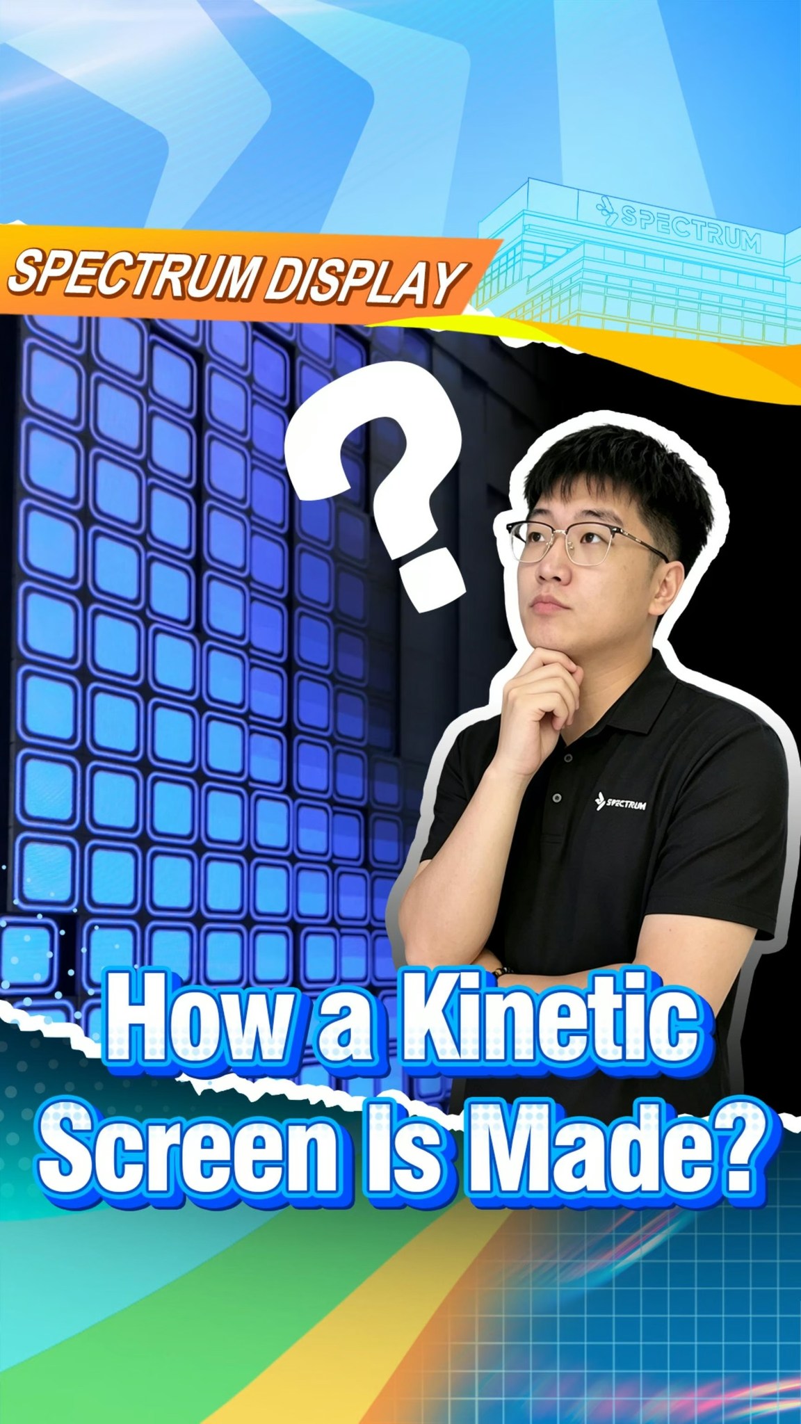 Factory Tour】Inside SpectrumDisplay: How Our Kinetic Screens Go