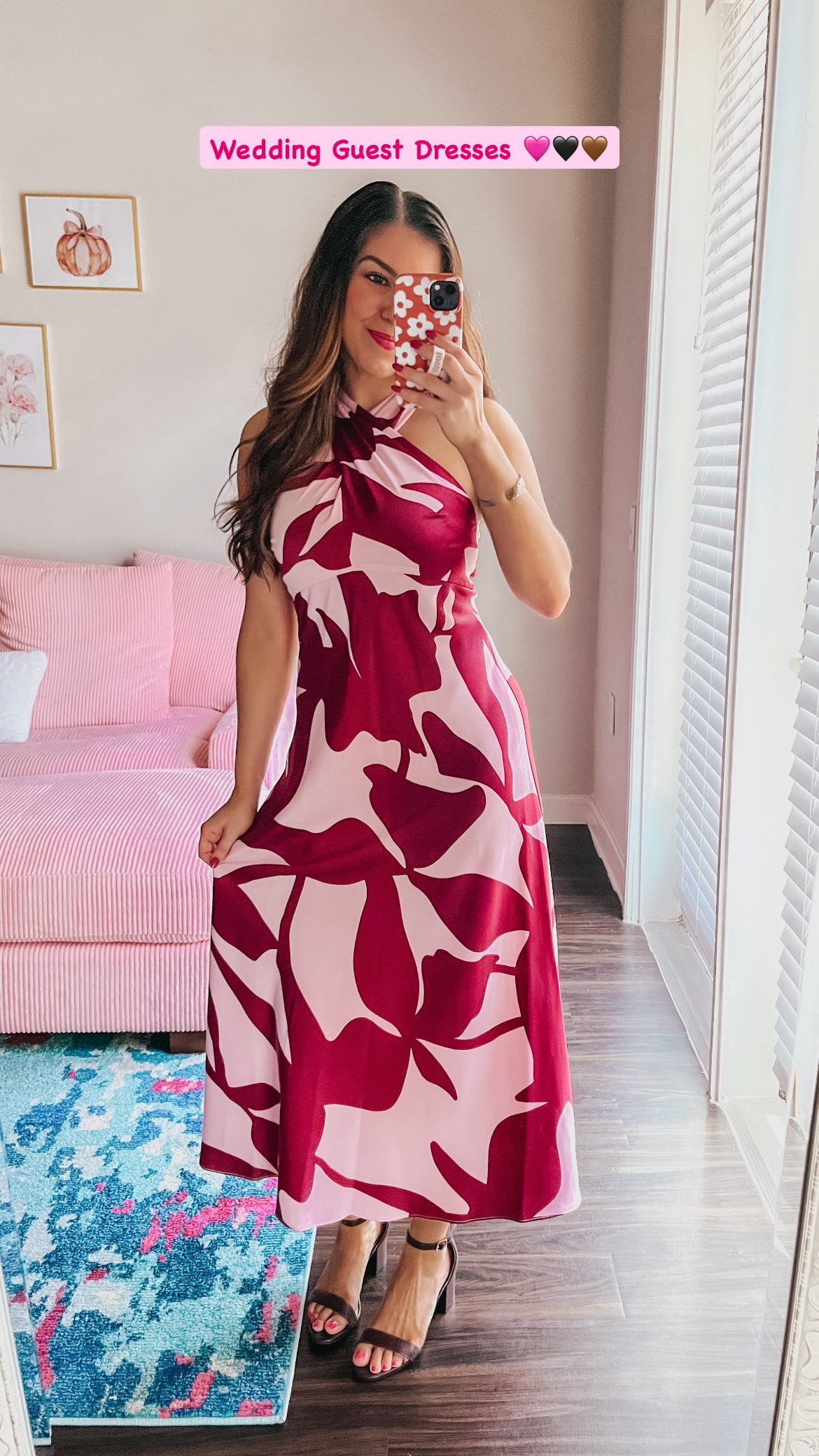 In LOVE with these👗🩷🤎 Type “Macy’s” to Shop 🛍️, 🖤🩷 Super beautiful dressed up outfits for wedding guest occasions and special events. All 3 evening dresses flattering and fabulous fall dresses. First 