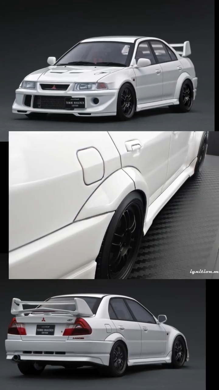 Mitsubishi Lancer Evolution VI GSR T.M.E (CP9A) White Ignition