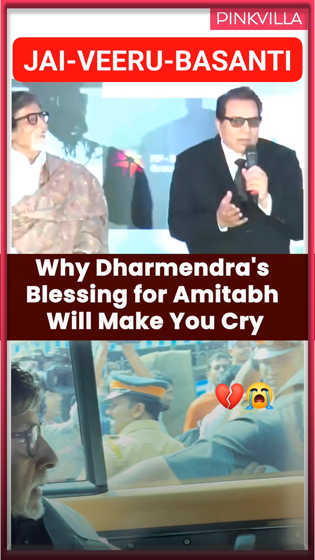 Why Dharmendra's Blessings for Amitabh Bachchan ji will make you Cry 😭💔 ...