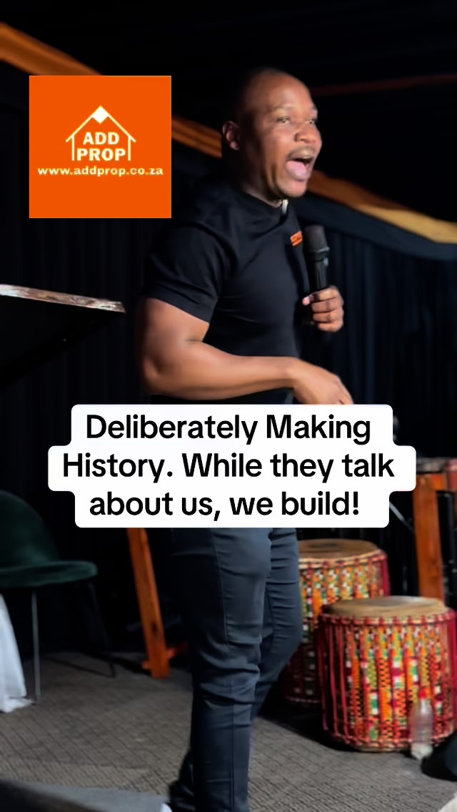 Deliberately Making History. While they talk about us, we build! We are ...