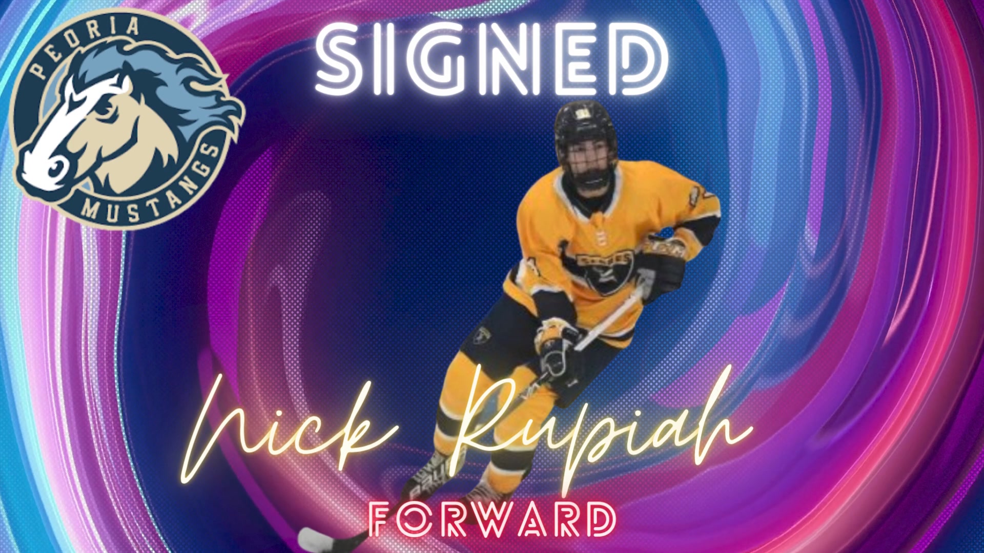 🚨🚨 PLAYER SIGNING 🚨🚨 The Mustangs have signed forward Nick Rupich ahead ...