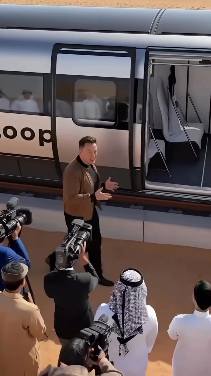 ELON MUSK SHOCKS SHEIKHS: The New Tesla Train Will Change the World ...
