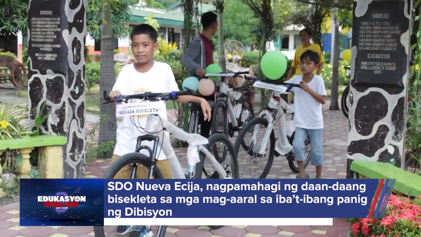 SDO Nueva Ecija, nagpamahagi ng daan-daang bisekleta sa mga mag-aaral ...