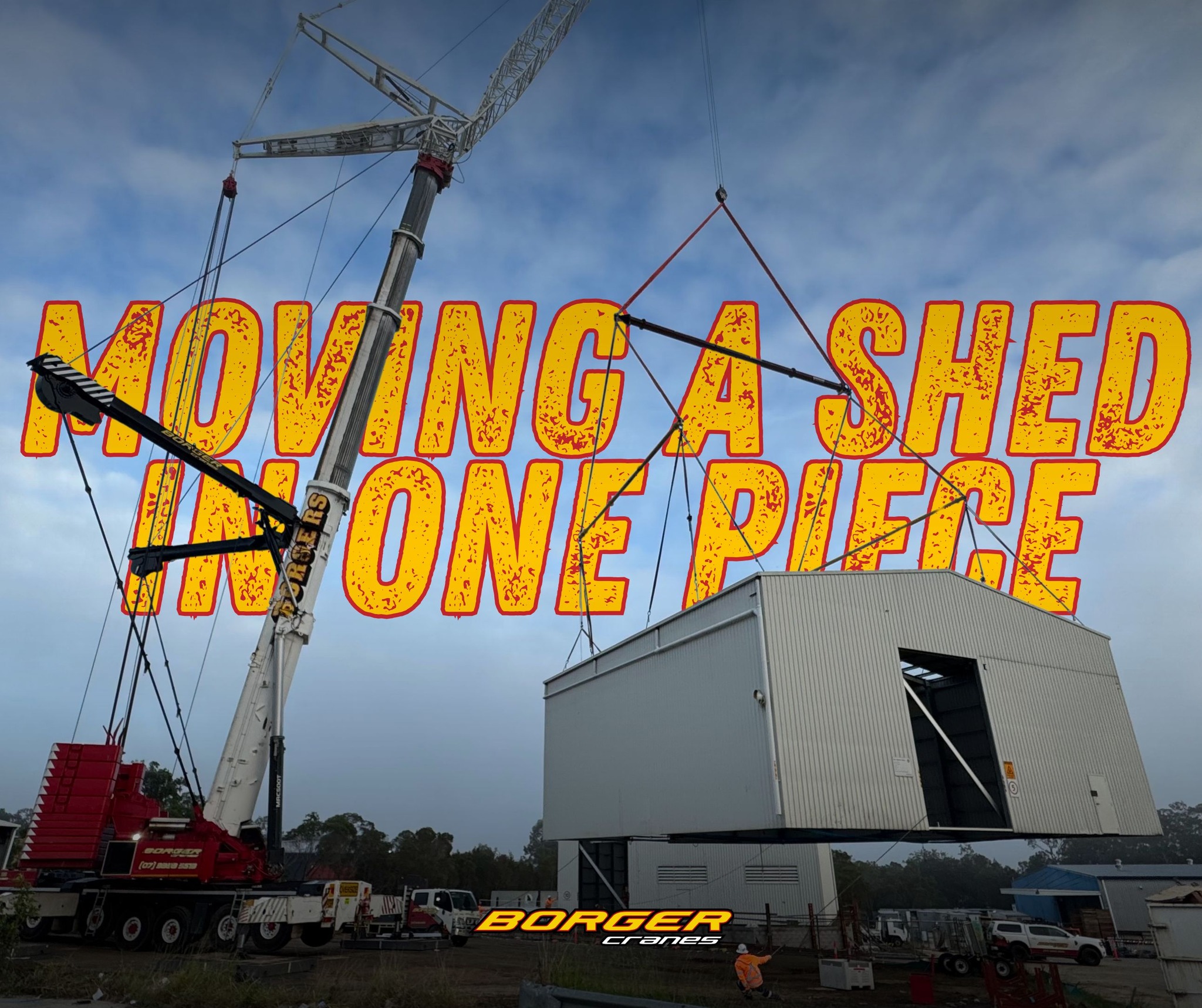 A major relocation project is underway with our 500t all-terrain crane ...