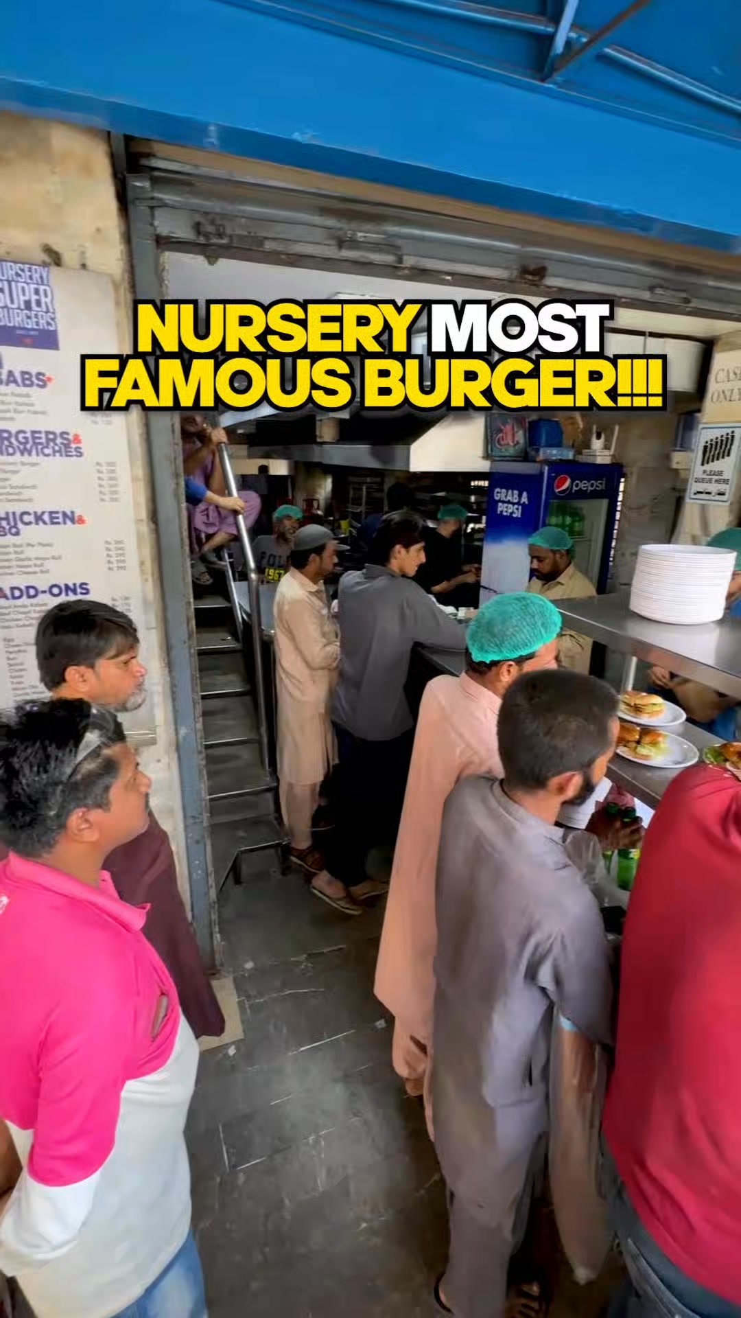 Karachi Most Famous Chapli Kebab Burger in Just Rs 200/- only🔥 Ft ...