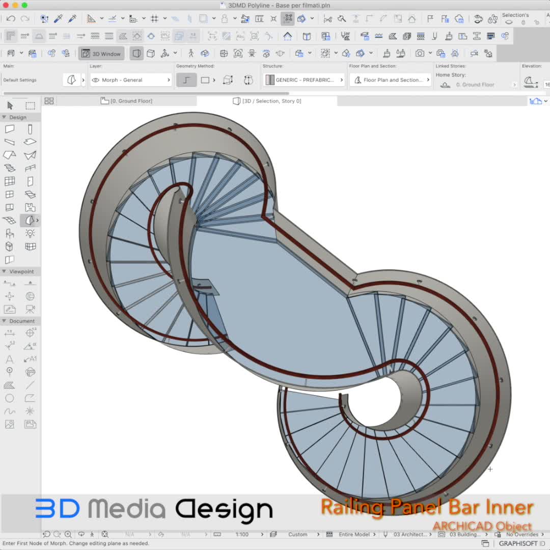 Archicad Railing Objects 3DMediaDesign - Update v.4.6 available ...