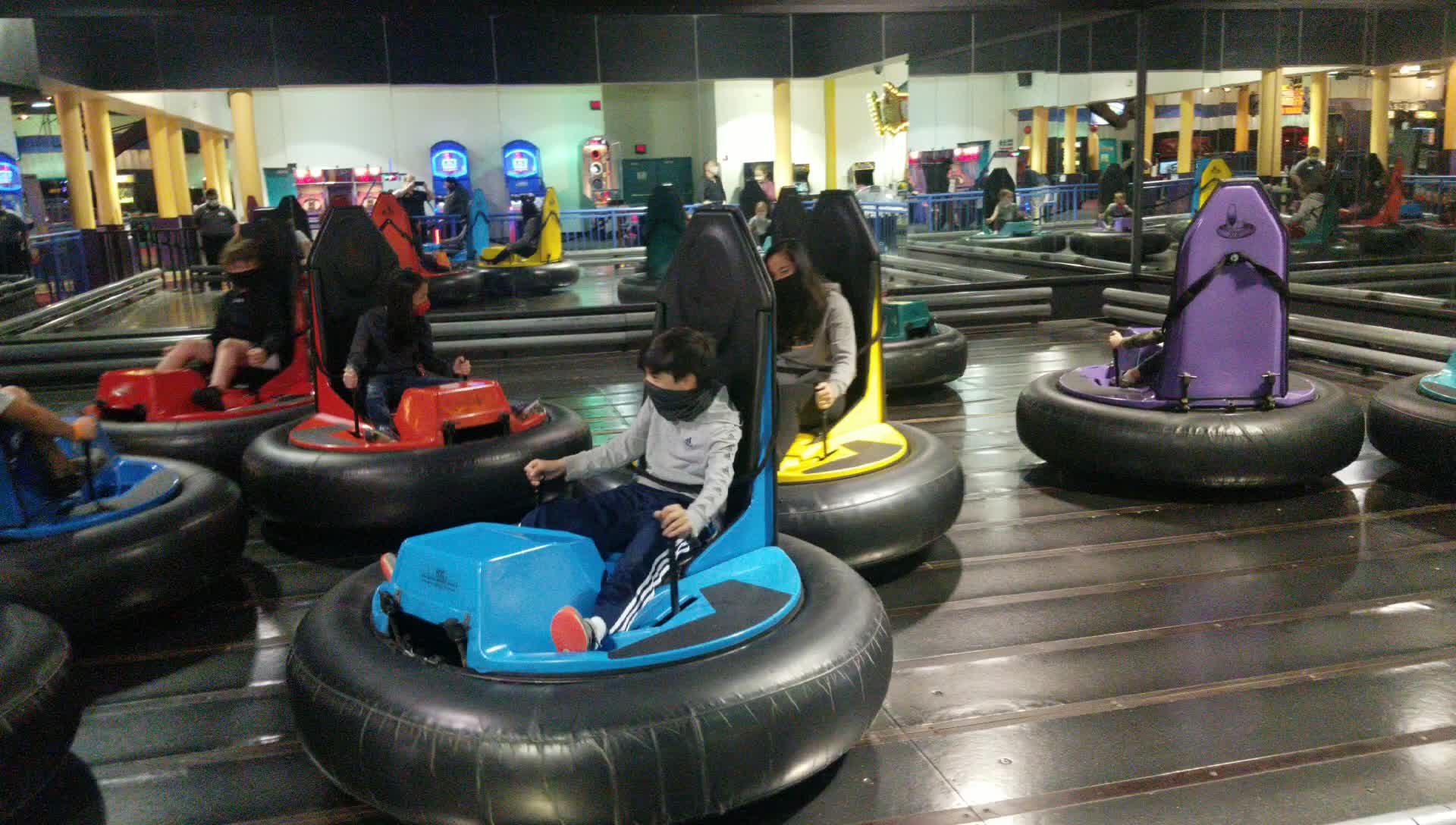Funset Boulevard open tonight with lots of bumps on the Bumper Cars ...