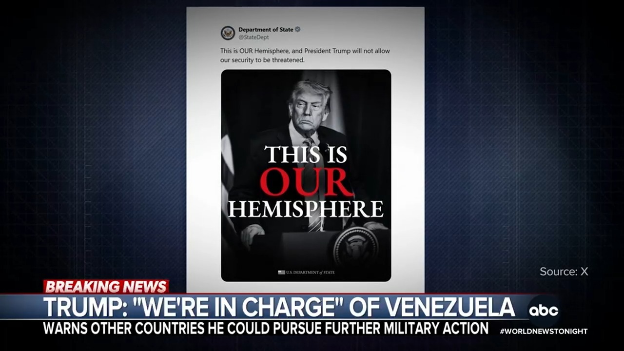 Pres. Trump has doubled down on his claim that the U.S. will “run ...