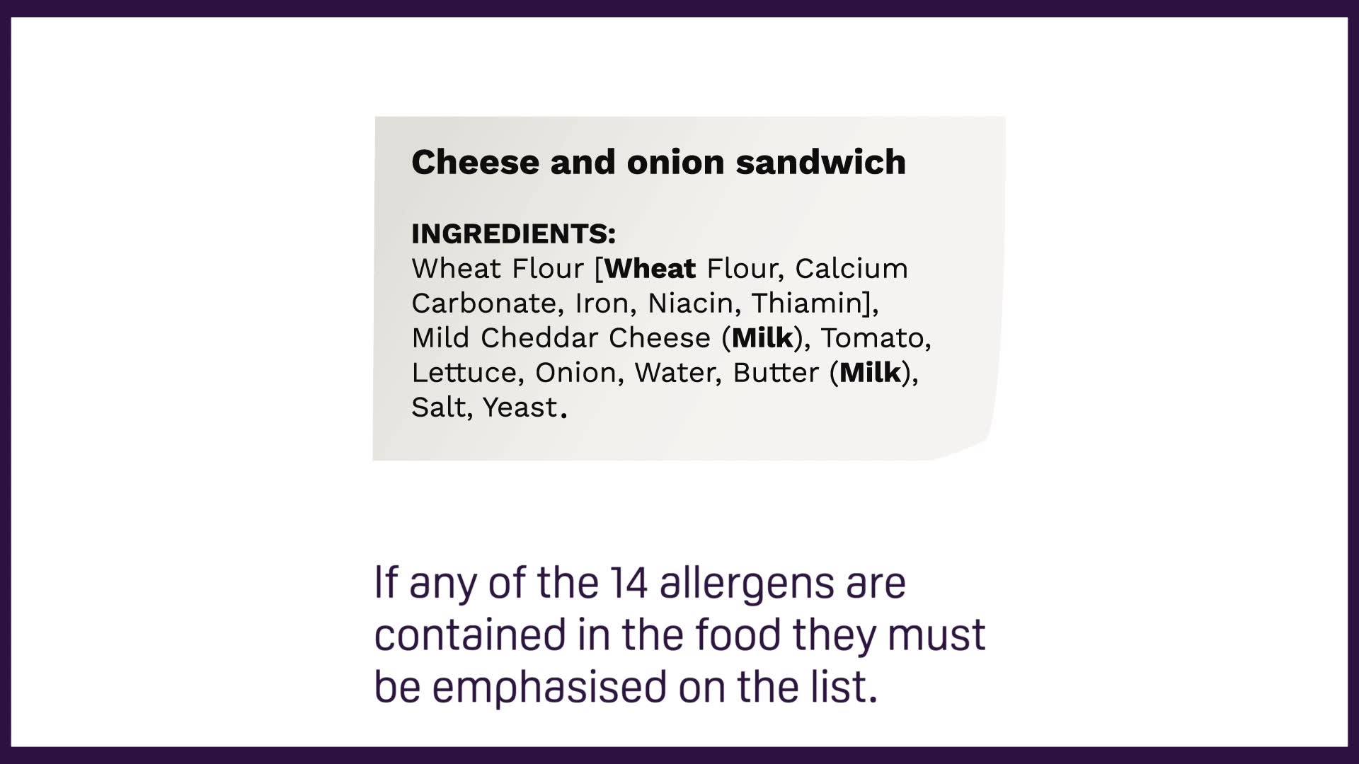 The law on food allergen labelling is changing. From 1 October 2021 ...