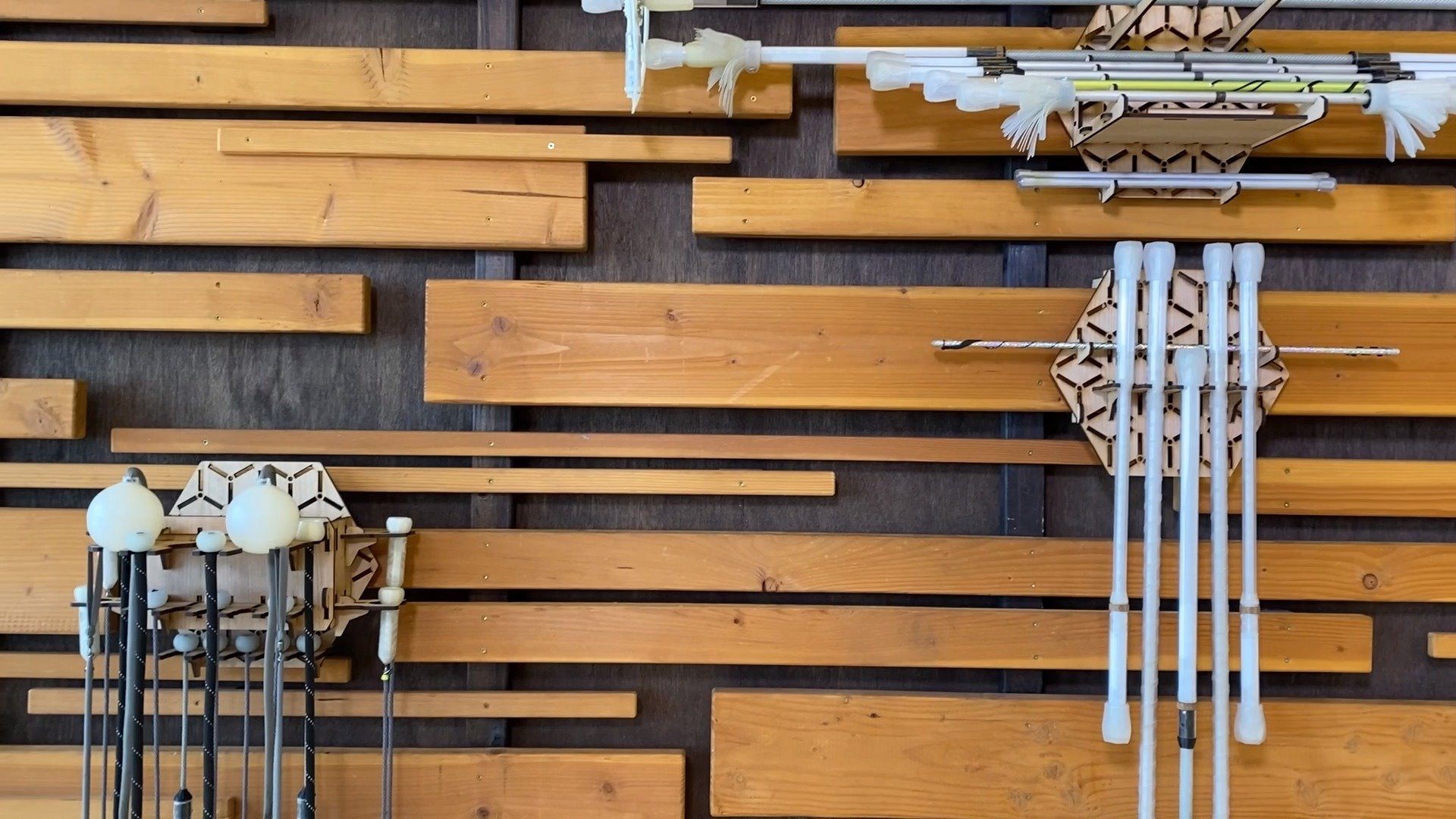 Finally a way to mount, organize, charge and display our props! And so ...