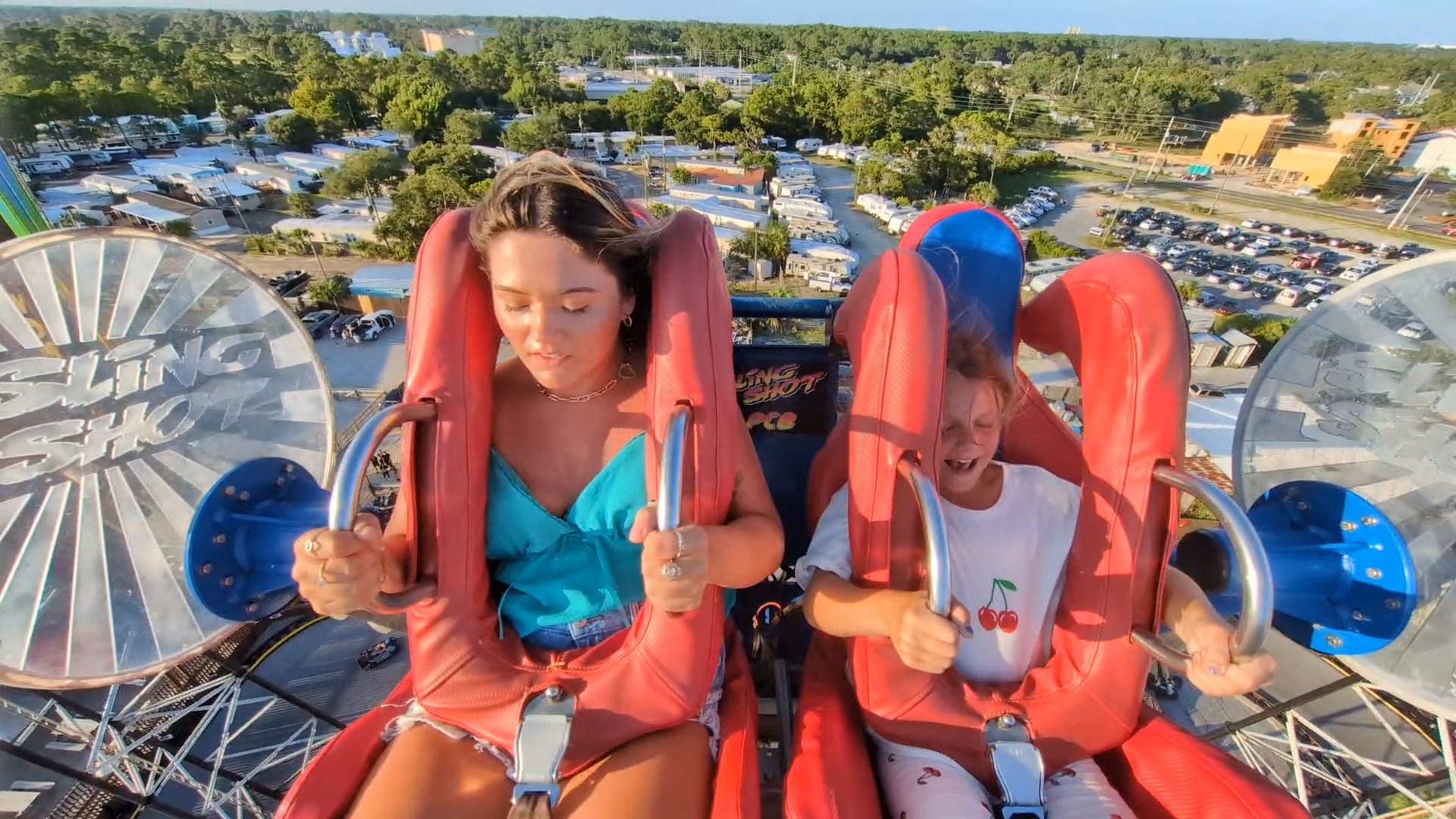 Londyn & Abby | Slingshot & Vomatron at Indy Speedway | Facebook