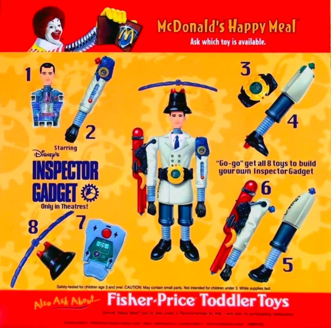 Throwback Thursday. #inspectorgadget #mcdonalds #1990s