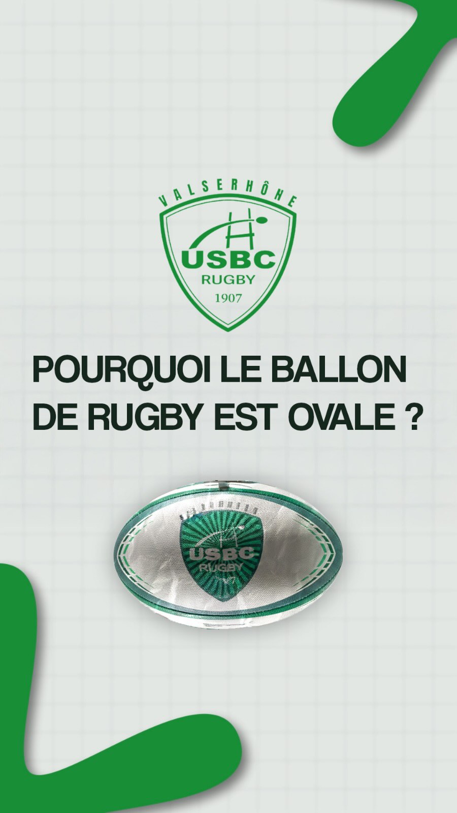 Pourquoi le ballon de rugby est ovale ? 🤔 On a posé la question à nos ...