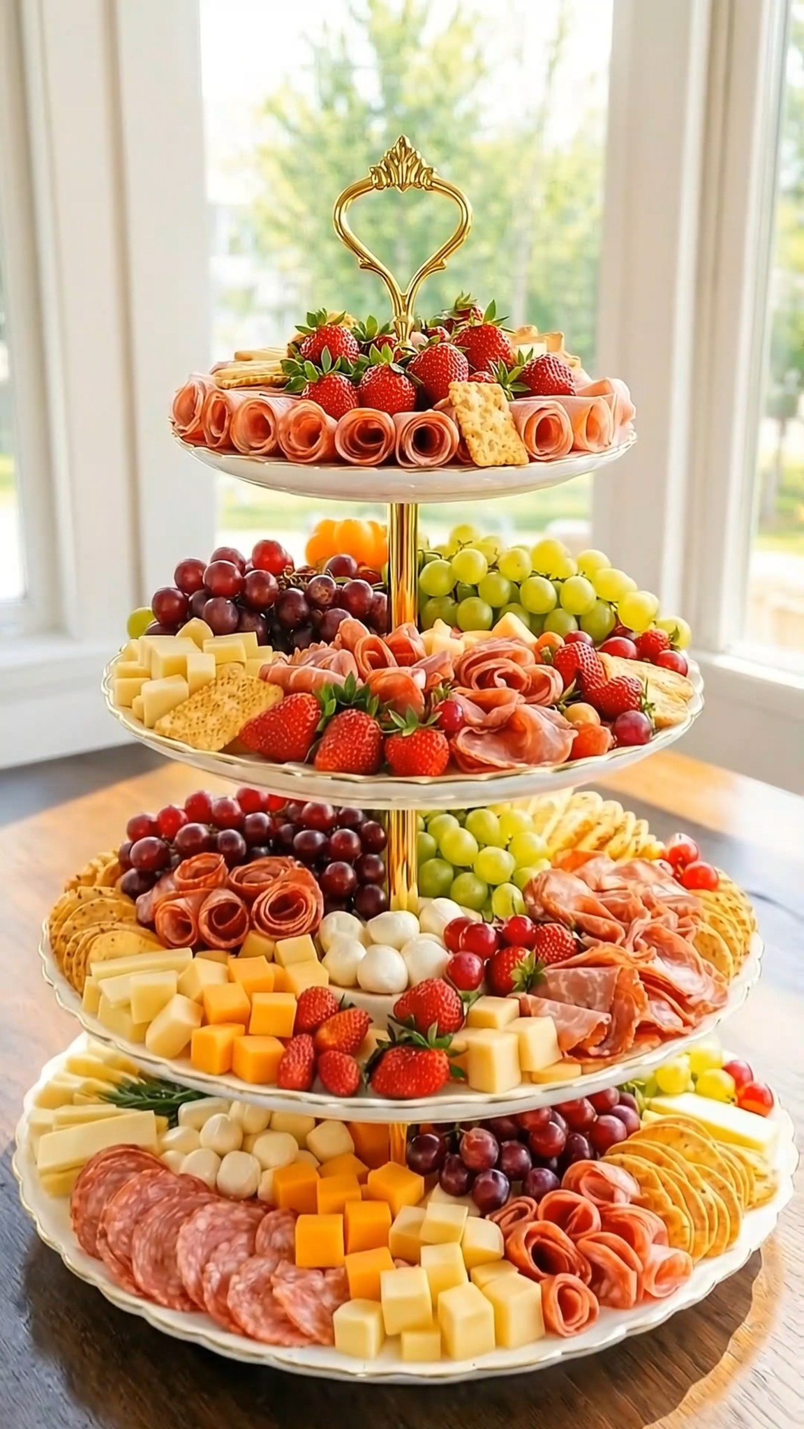 Stacked, gorgeous, and WAY easier than it looks perfect for showers ...