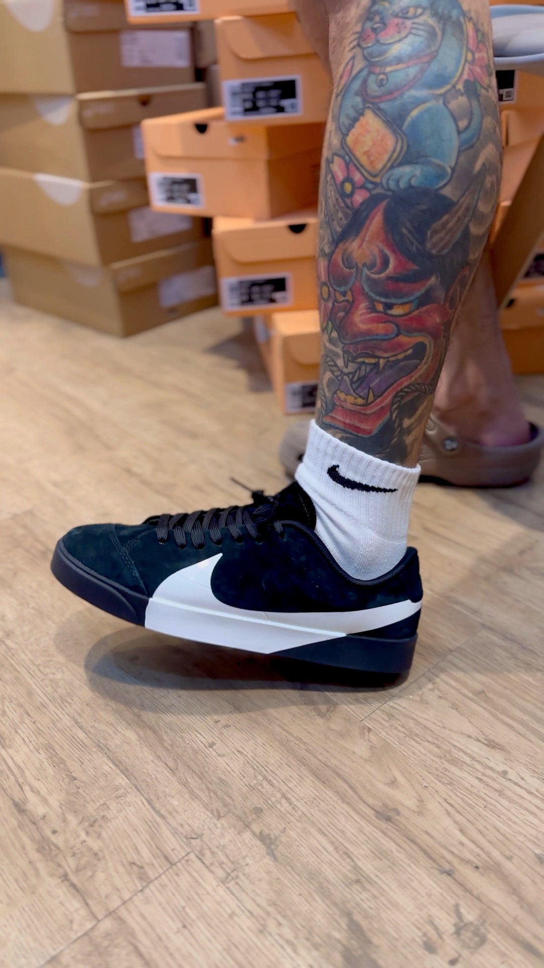 BLAZER CITY LOW LX BLACK WHITE #lakankicks | LAKAN KICKS Co