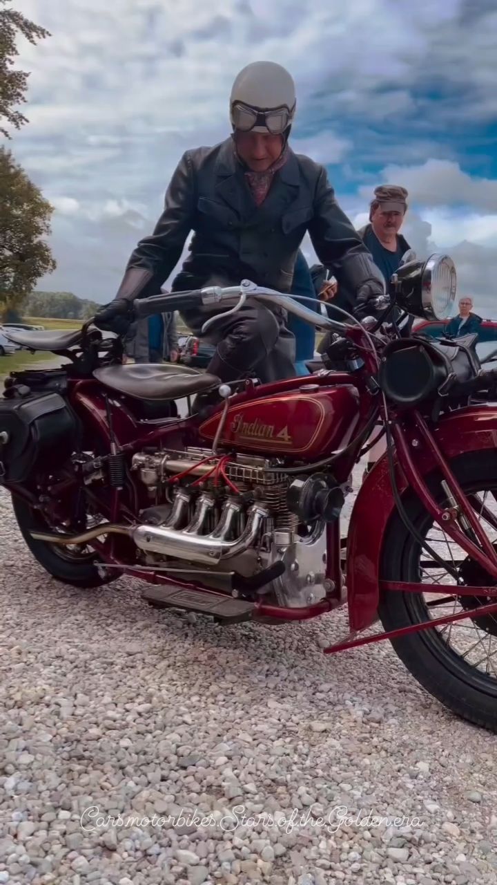 1928 - 1942 Indian Four-cylinder motorcycles were a top-end luxury