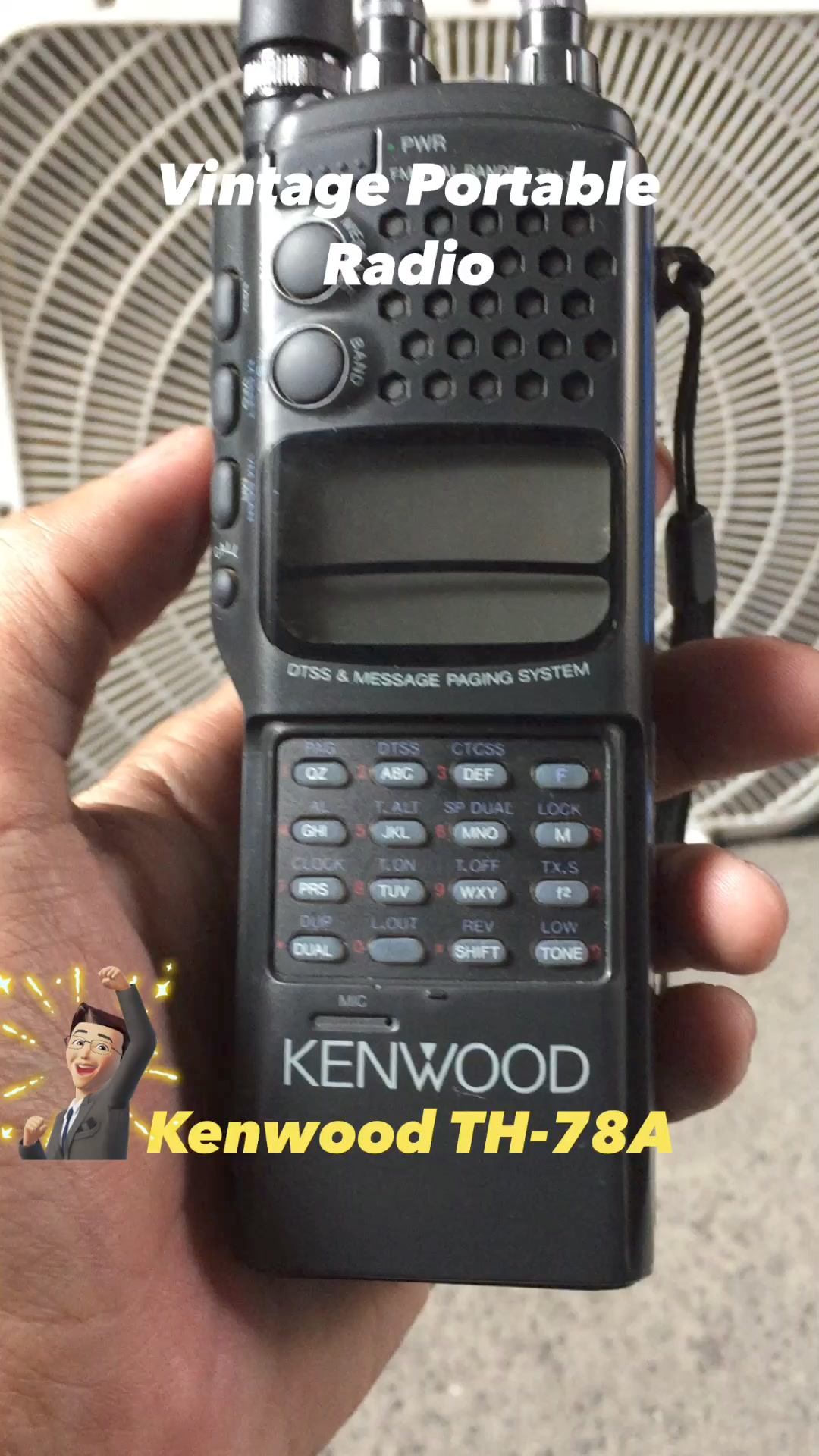 Kenwood TH-F7 .. ** an little but BIG radio !!! 73 :-)