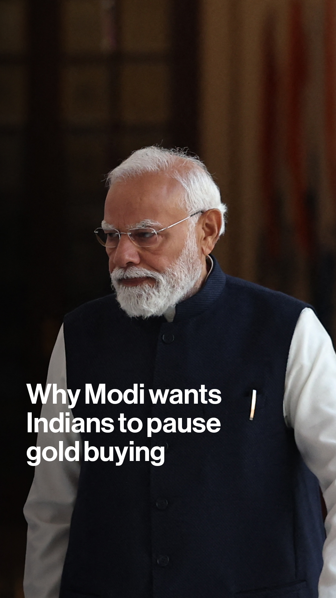 modi gold dress India’s love for may be going on pause. Prime Minister Narendra is urging citizens to avoid buying gold for a year as the ongoing Iran conflict puts pressure on the economy., Preeti Soni Suit for