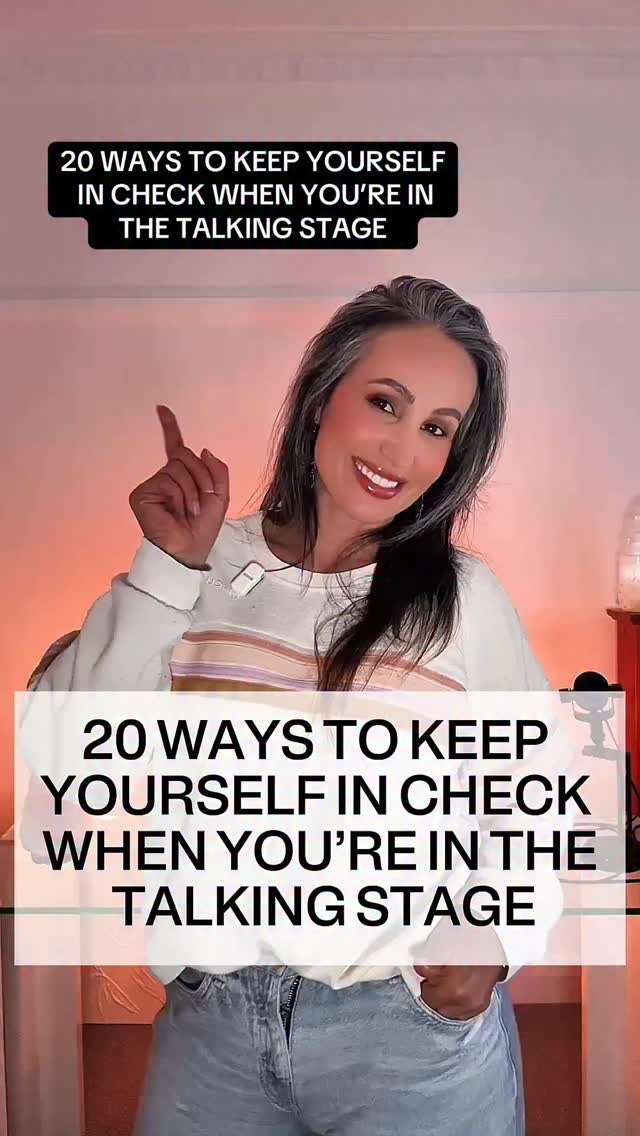 20 Ways to Stay Calm & Grounded in the Talking Stage ️ Check your ...
