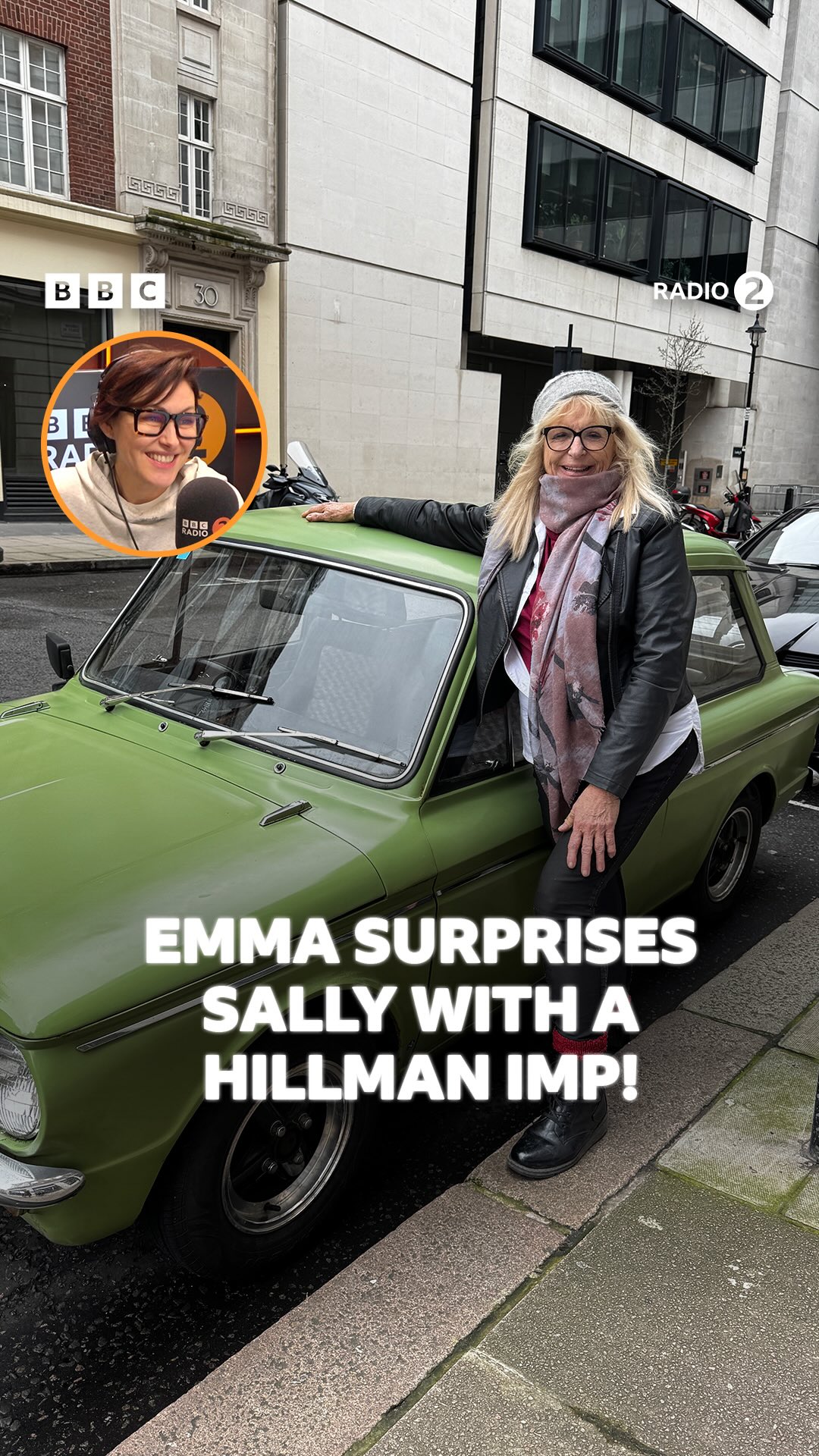 Emma Willis arranged for Sally Traffic to go for a drive in her first ...