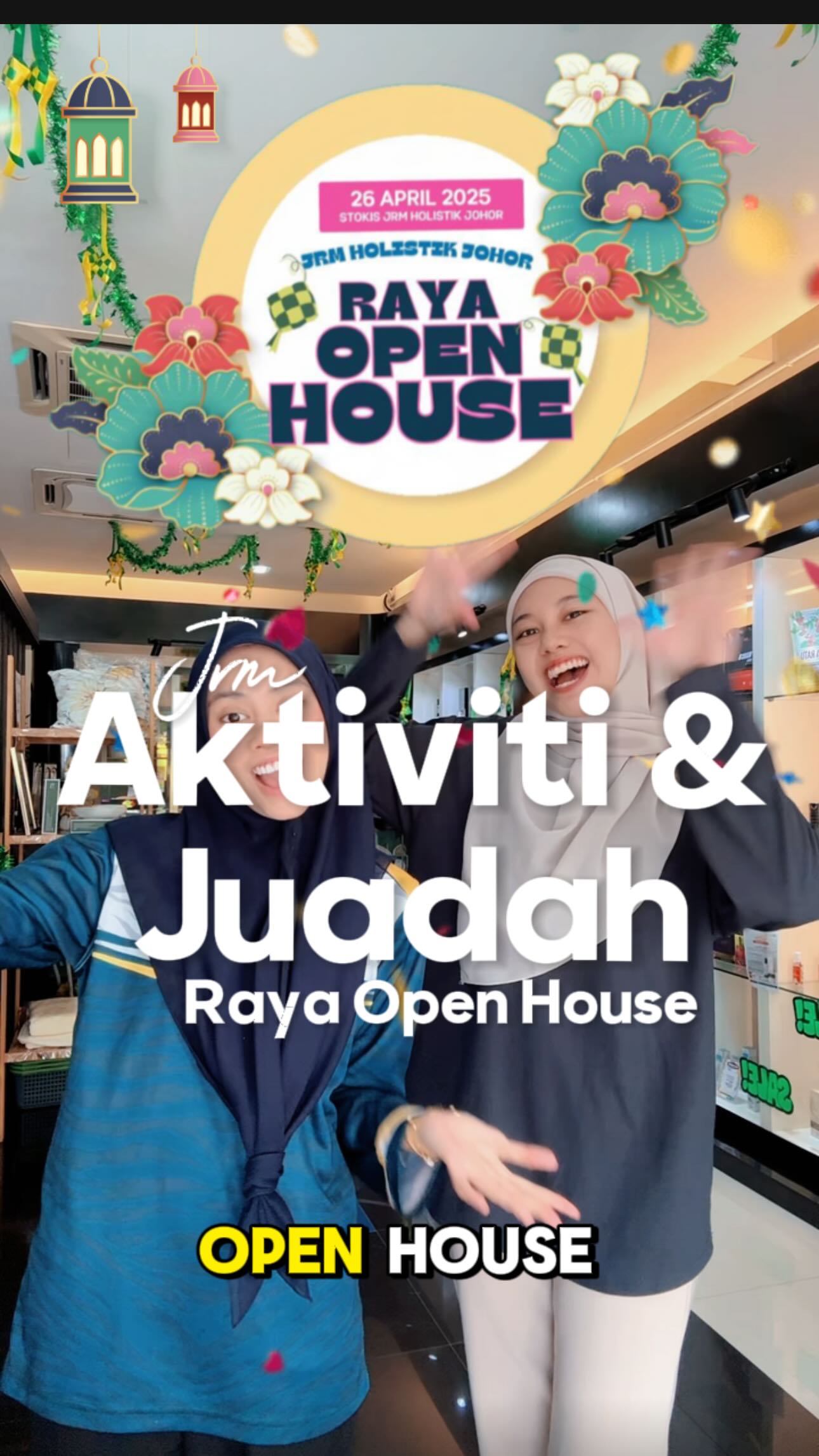 KENAPA ANDA WAJIB HADIR RAYA OPEN HOUSE JRM HOLISTIK JOHOR?! Raya bukan ...
