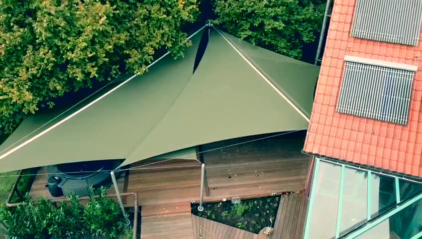 sonnensegel dreieck 2 5 HEYOMART 2,5 x 2,5 x 2,5m Wasserdicht Sonnenschutz inkl Befestigungsseile PES Polyester mit UV Schutz für Garten tog-1.0 Größe:B: 90 cm Salewa Rozes Mild -
