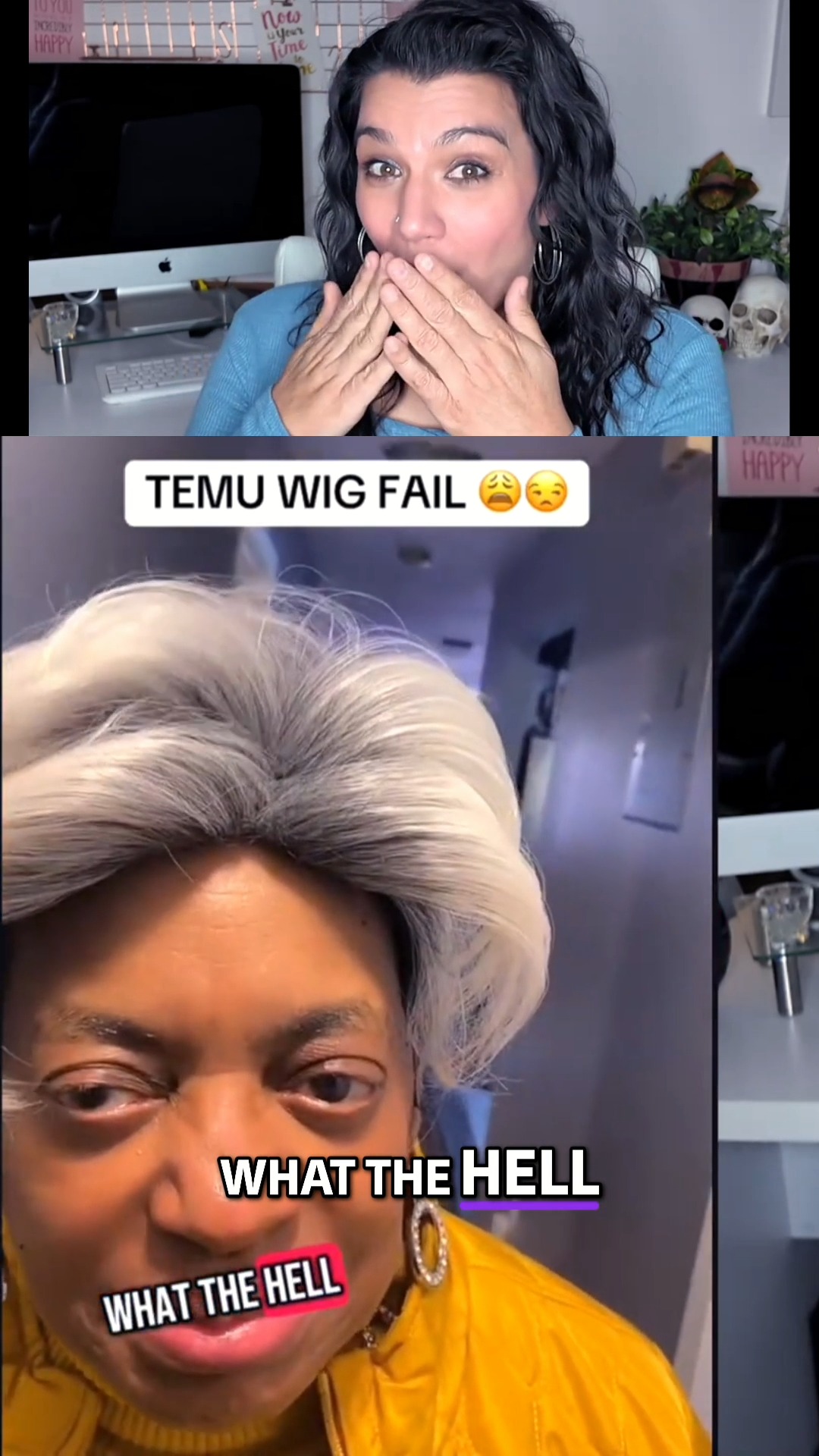 This woman ordered a wig from Temu hoping for a cute new look… but the ...