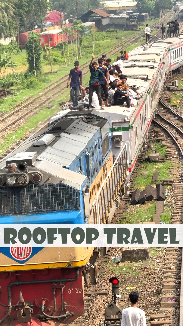 Roodtop Travel #Train #rooftop ##travel #Dhaka #Bangladesh #railway ...