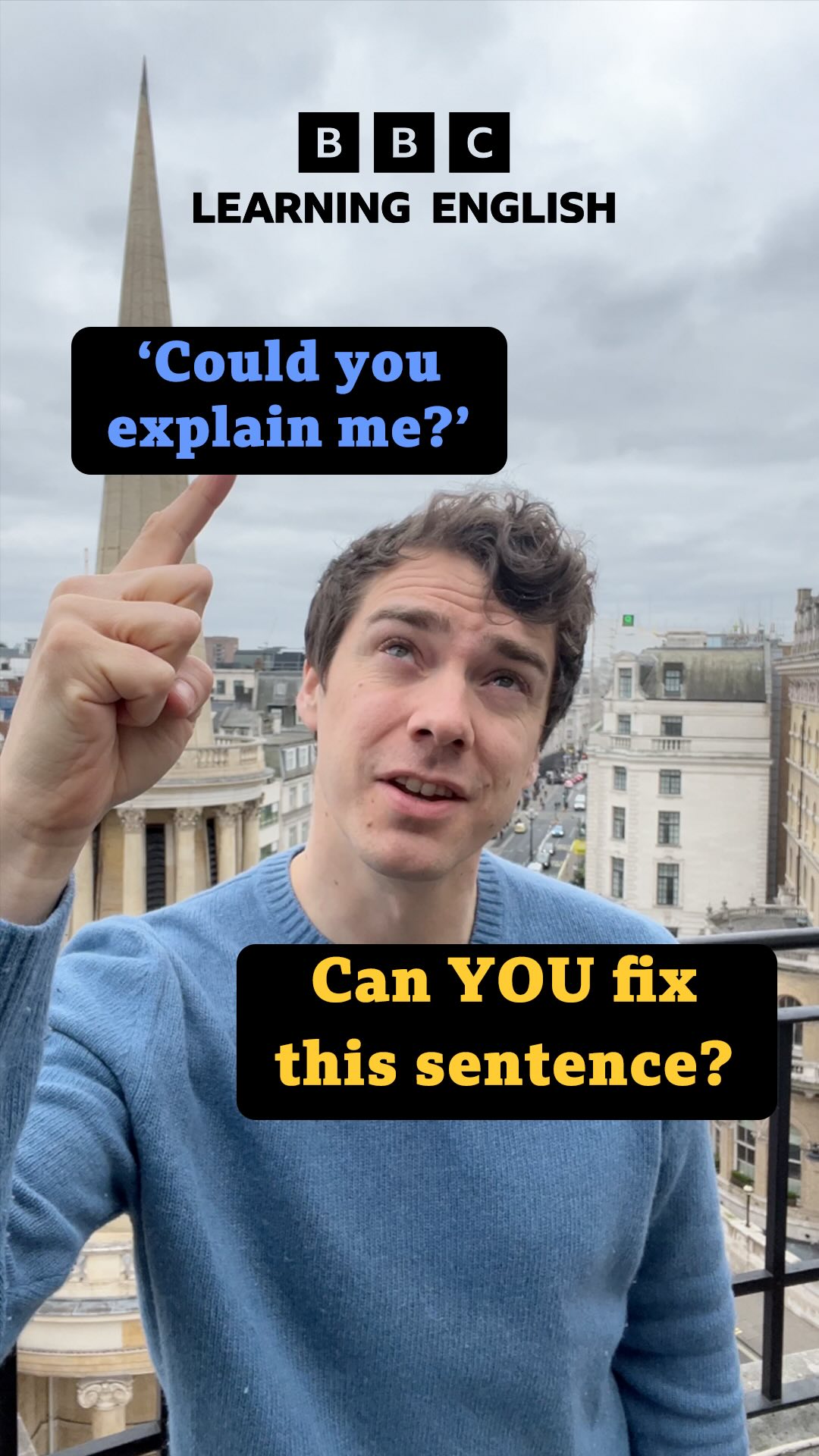 What’s wrong with saying ‘Could you explain me?’ 🤔 Can you spot the ...