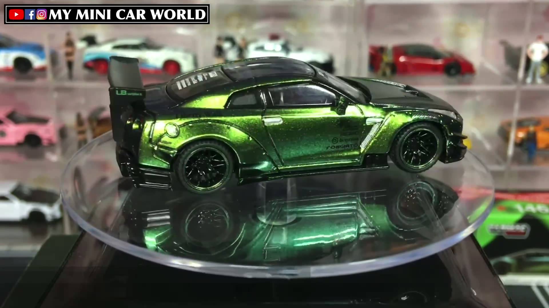 MINI GT x TARMAC WORKS 1/64 LBWK LAMBORGHINI HURACAN & LBWK NISSAN 