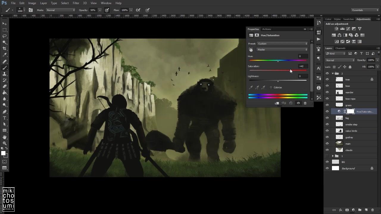 Shadow of the Colossus ワンダと巨像 ] Water colour illustration by 