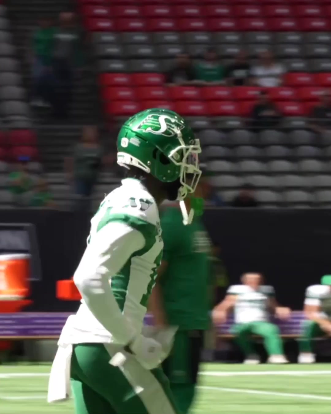 Samuel Emilus is ready to rock! 😤 🗓️: @sskroughriders vs. Lions @ 7 PM ...