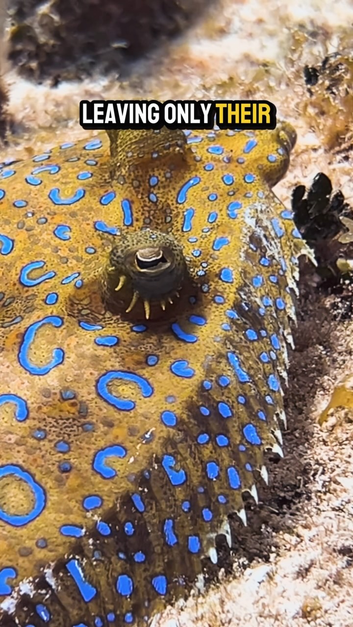 Meet the fabulous peacock flounder - the fish that must’ve graduated ...