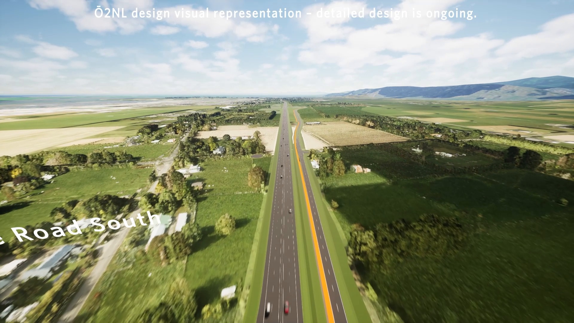 Here's a concept flyover of how Ōtaki to north of Levin may look like ...
