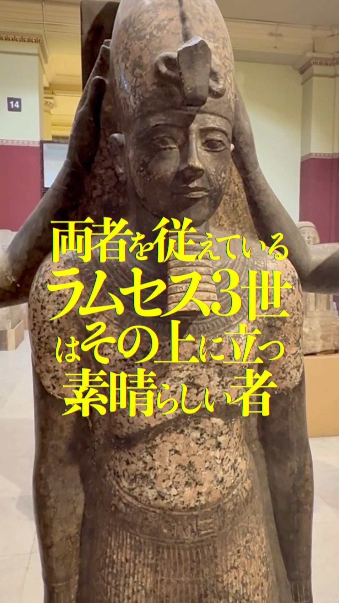 皆さん、「ラムセス大王展」いらっしゃいましたか？ 見て下さい