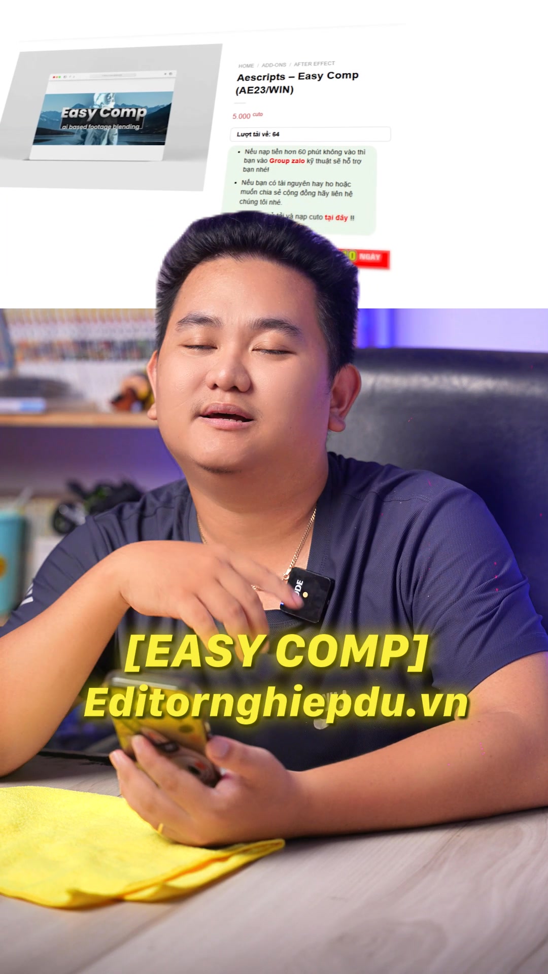 Plugin easy comp dành cho AE 🔥 | Dương Minh Thơ | Facebook