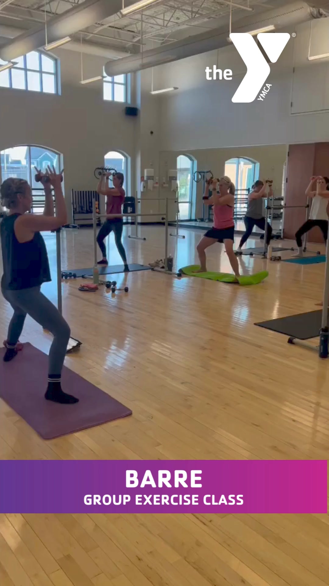 Check out this sneak peek of our Americana YMCA Barre Group Exercise ...
