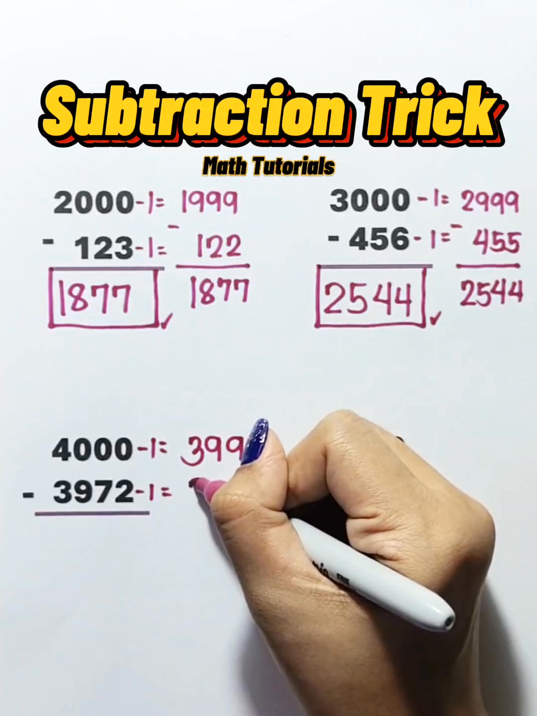 Subtraction Trick for You!!! - Ako si Teacher Gon