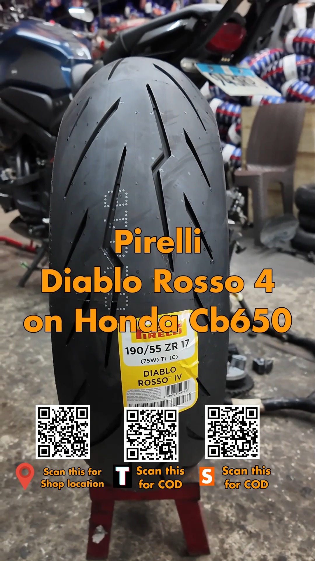 Pneu PIRELLI DIABLO SUPERCORSA SP V4 190/55 ZR 17 M/C (75W) TL