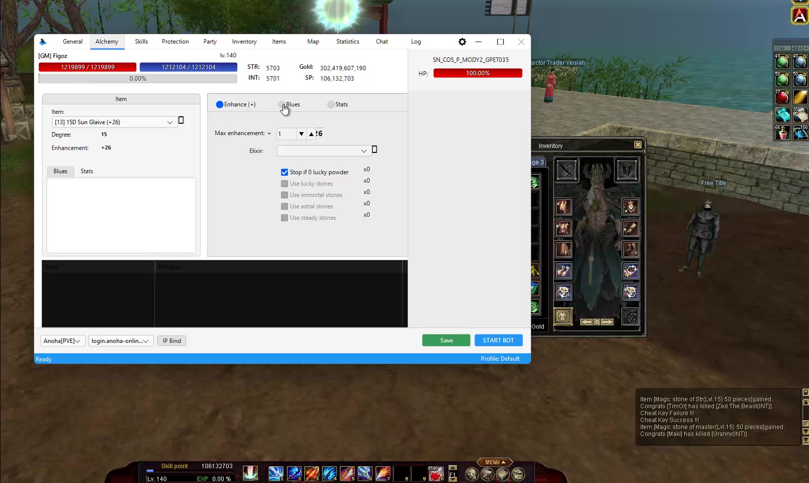 🔥**How to enable auto Alchemy at RSbot, plus or blue or stat. Follow ...