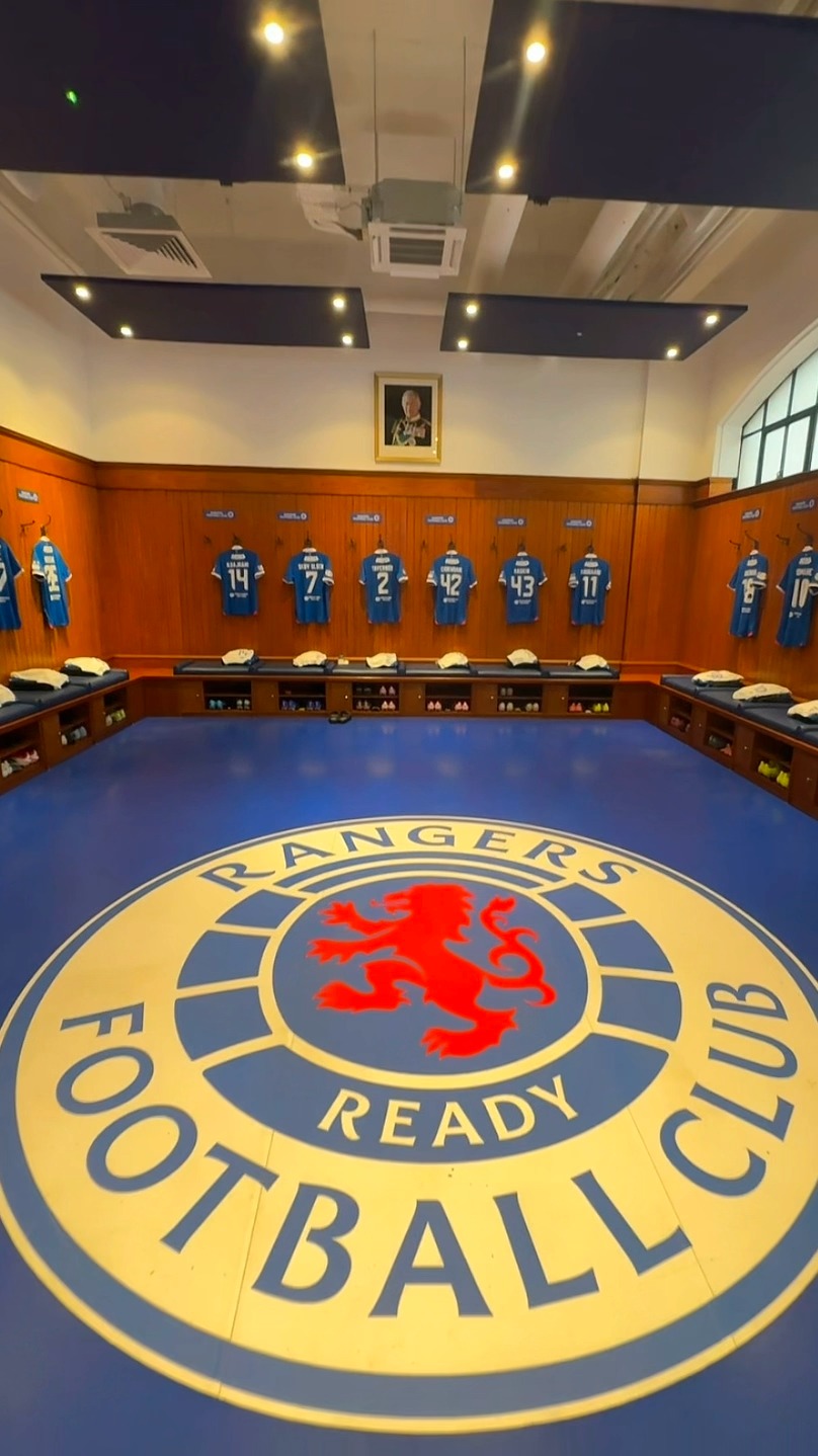 💙 Changing Room Settings at Ibrox. | Rangers FC | Facebook